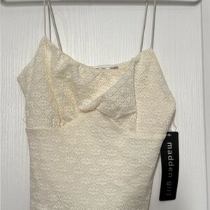Madden Girl Ivory Lace Dress